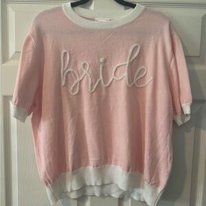 NWT Queen of Sparkles Bride Shirt